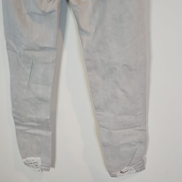 American Eagle Outfitters Gray Skinny Distressed Jeans - Picture 5 of 9